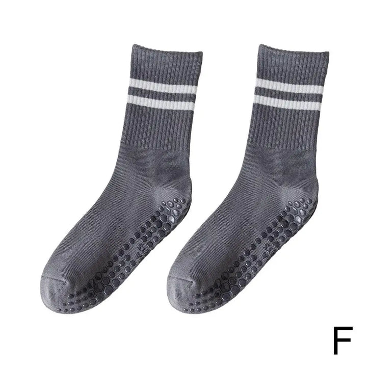Vielseitige Unisex Grip Socken halbhoch für Fitness, Yoga, Pilates & Tanz. Mit Antirutsch-Technologie.
