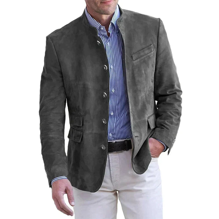 Vielseitiger Herren Herbstmantel, klassisch und elegant, perfekt für Business Casual Outfits oder den Alltag.