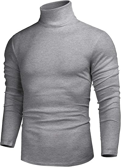 Dieser Herren-Rollkragenpullover vereint Eleganz und Wärme, ein Must-have für kalte Tage.