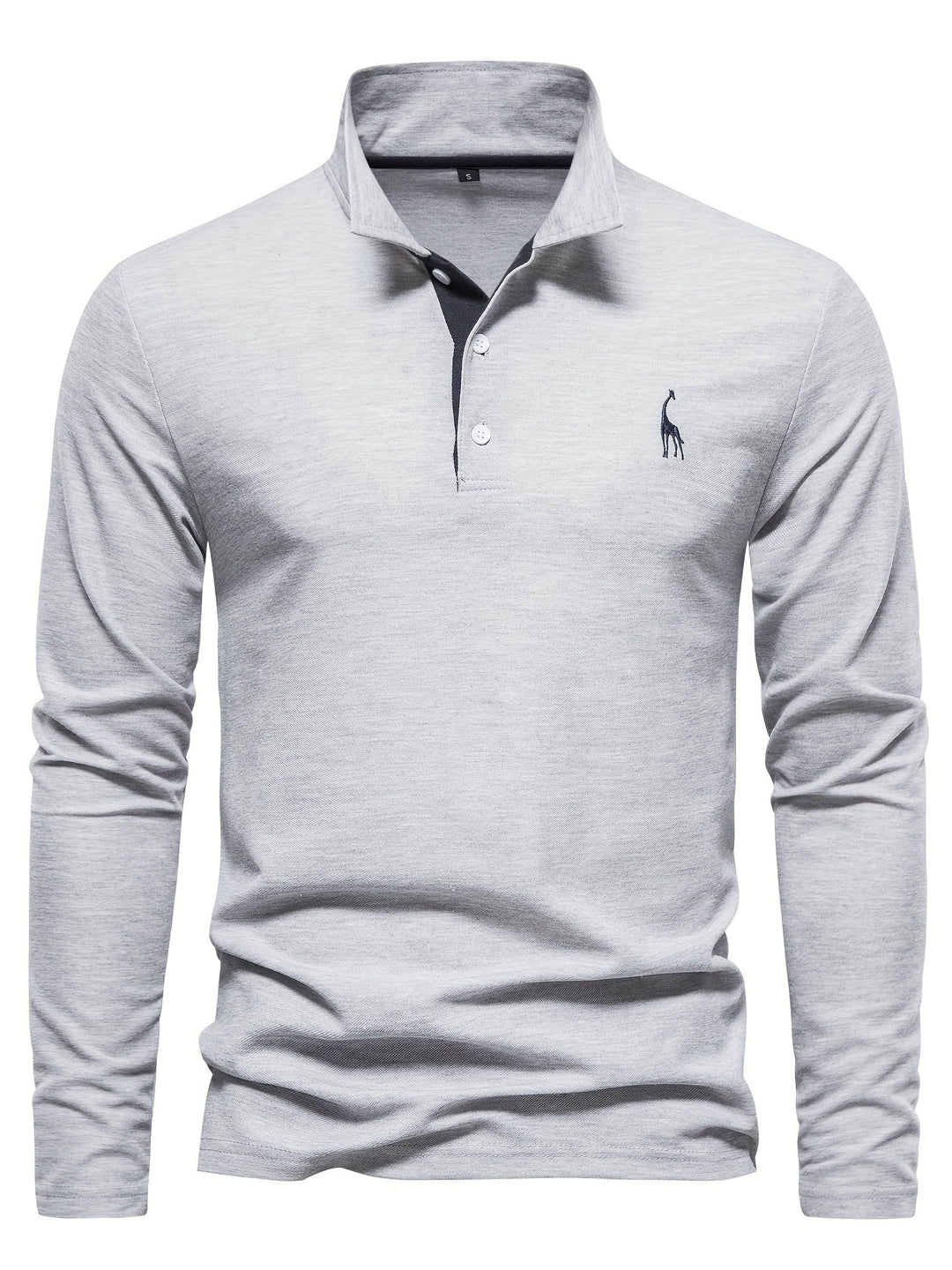 Herren Langarm Poloshirt für Herbsttage, stilvoll & bequem, ideales Oberteil für Freizeit und Büro.