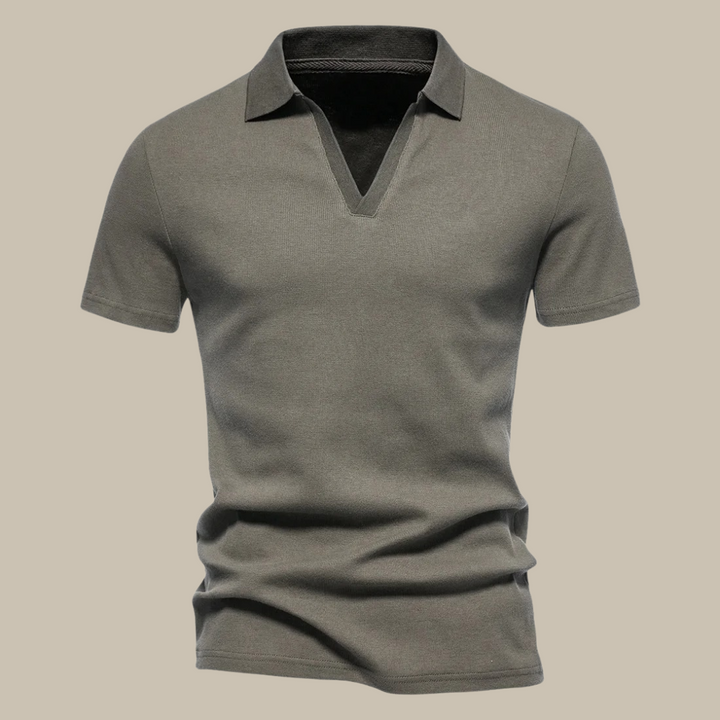 Herren Premium Kurzarm Polo in elegantem Stil, ideal für Frühling & Sommer 2025. Komfortabel & modisch.