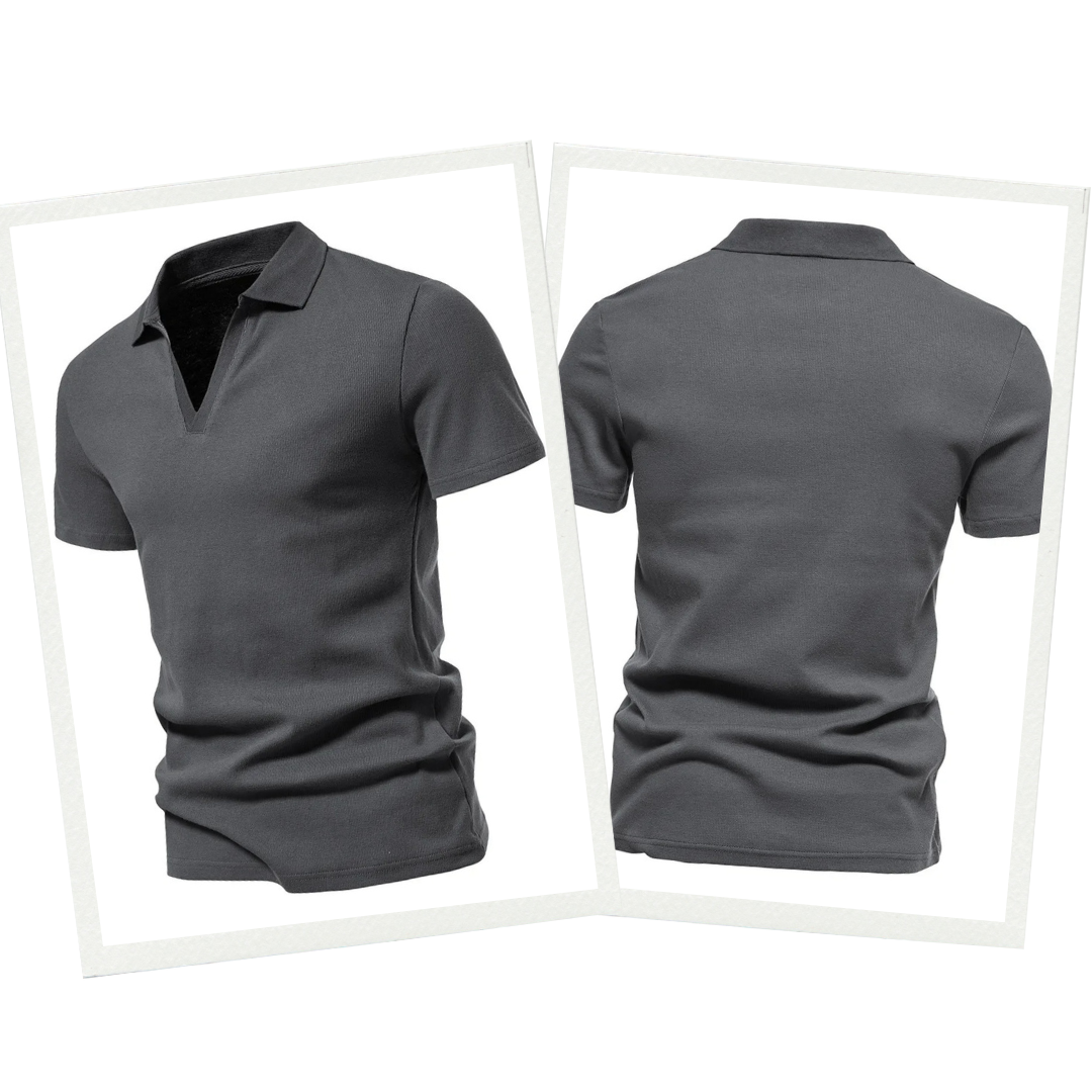 Zeitloses Herren Kurzarm Polo, elegant und bequem, ein Must-have für die Frühjahr/Sommer-Garderobe.