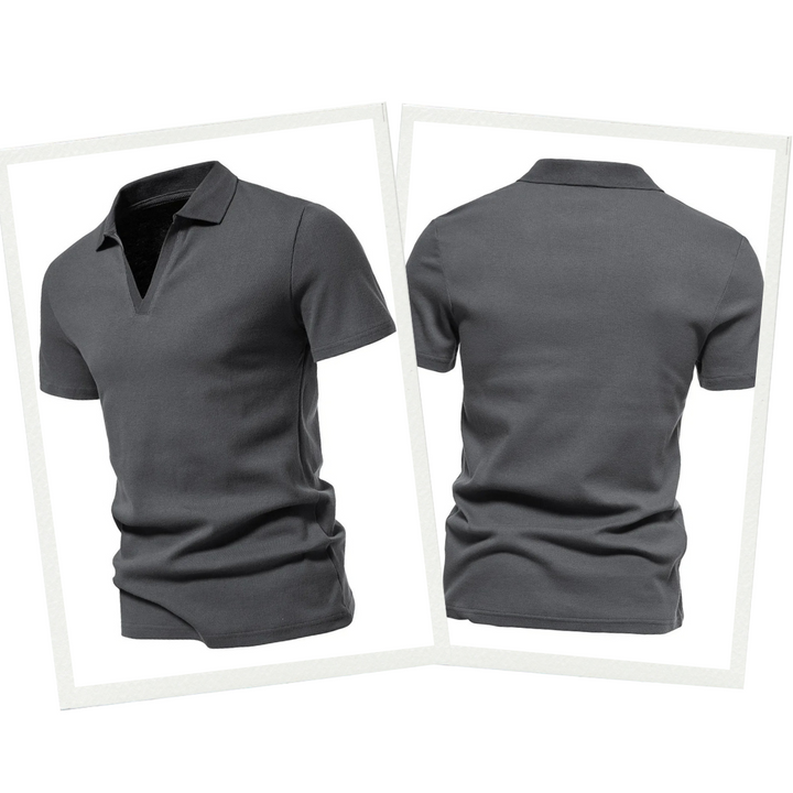 Zeitloses Herren Kurzarm Polo, elegant und bequem, ein Must-have für die Frühjahr/Sommer-Garderobe.