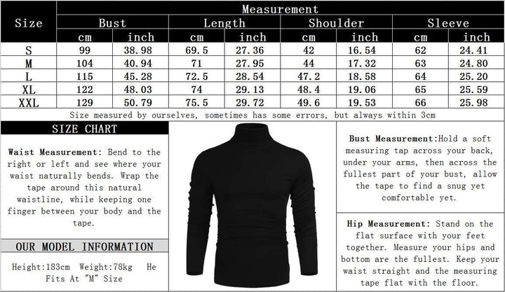 Basic Herren-Rollkragenpullover für die Wintermode, elegant und angenehm zu tragen im Alltag.