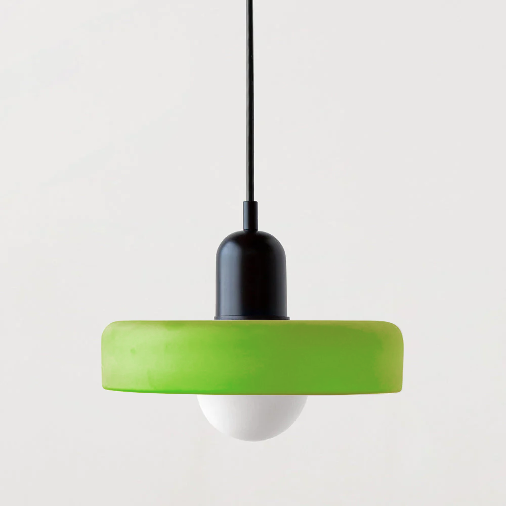 Stilvolle stiloGlas Pendelleuchte, farbiges Glas, Bauhaus-Ästhetik, für Kenner.