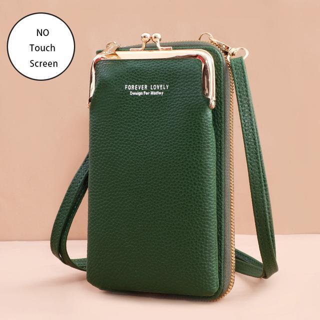 Elegante unisex Umhängetasche für Handy, Karten und Geld, ideal für Stadt & Reise.