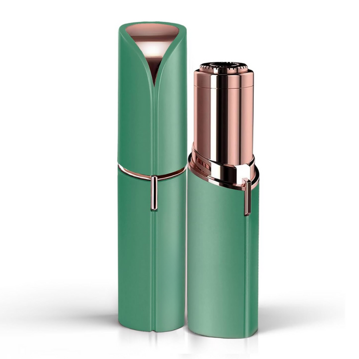 Stylisher Roségold-Haarentferner für Frauen – für ein seidig-glattes Gesicht und pure Schönheit.