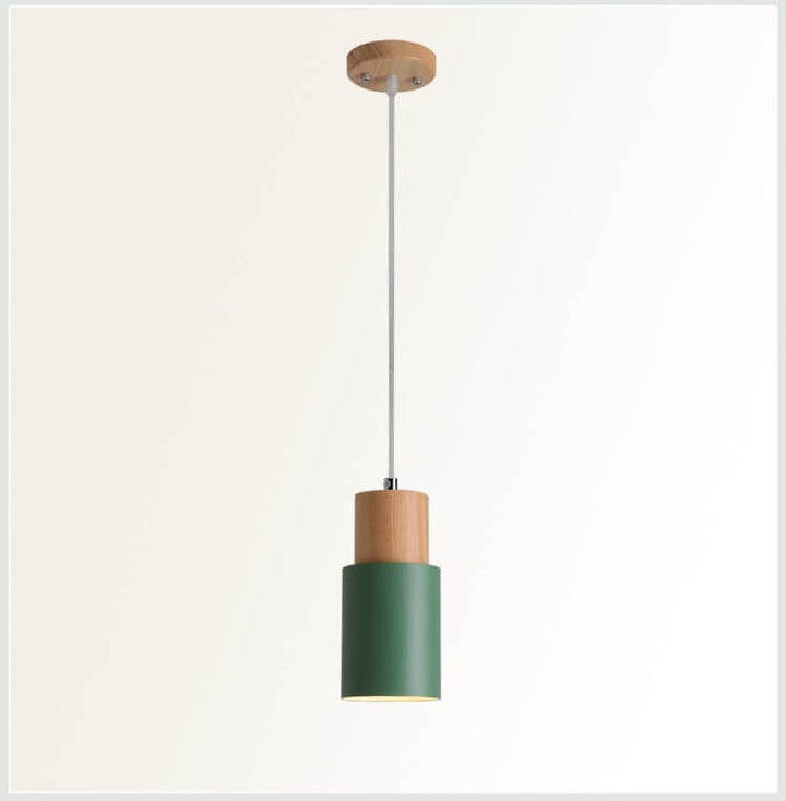 Zeitgenössische Designleuchte, zylindrisch, LED-Beleuchtung für Schlafzimmer.