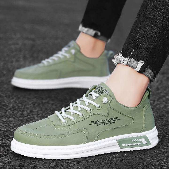 Herren Sneaker Oscar: Orthopädische Komfortschuhe in Grün, Schwarz & Grau, ideal für schmerzfreie Bewegung.