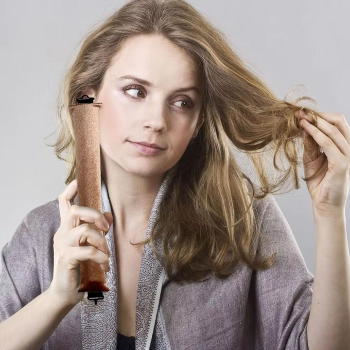 Premium hitzefreies Haarstyling-Set für Damen. Luxuriöse Locken ohne Mühe, schonende Haarpflege.