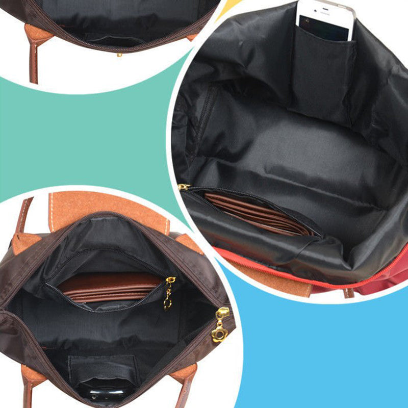 Wasserabweisende Oxford Damentasche. Robuste, stilvolle Schultertasche für jeden Tag & Reise. Praktisch.