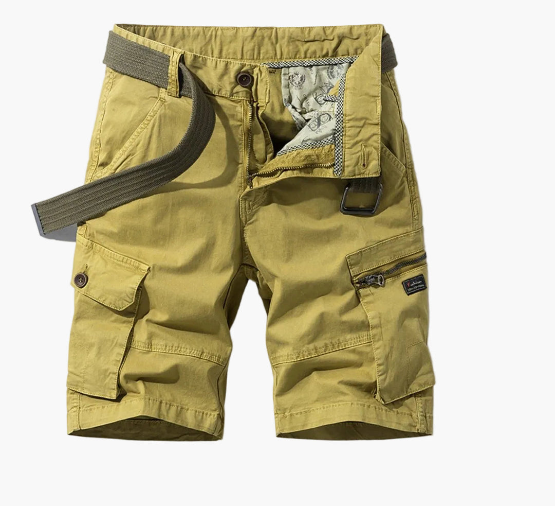 Ultrabequeme Herren Cargo Shorts. Perfekte Männer-Shorts mit vielen Taschen für entspannte Sommertage.