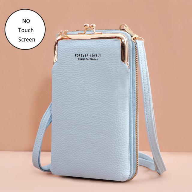 Trendige Crossbody-Handytasche mit Organizer und Geldbörsenfunktion, unisex.