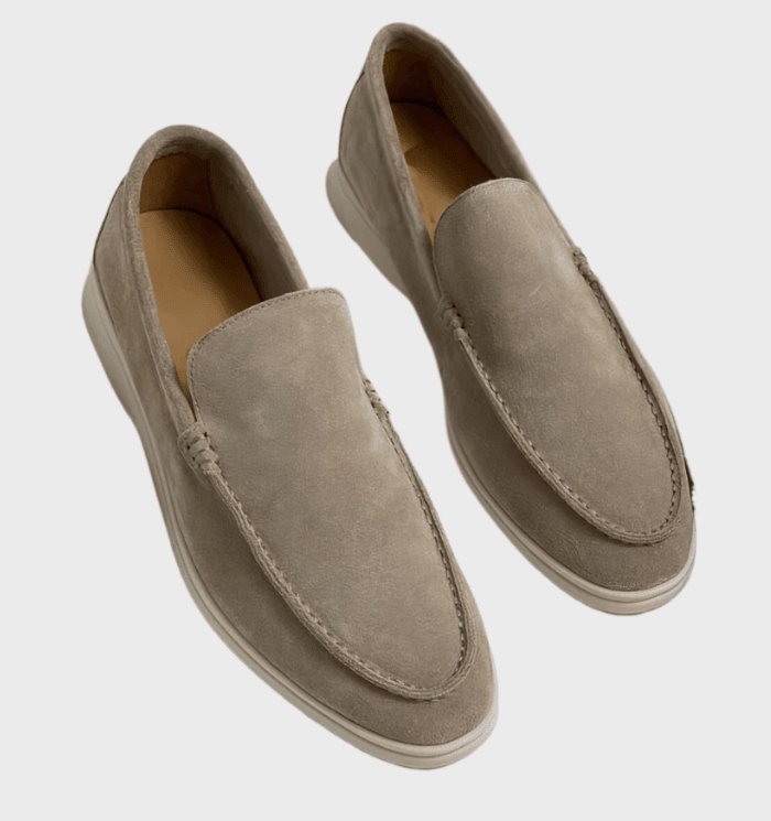 Schwarze Herren Loafer Milo, elegante Bequemschuhe für den modernen Mann. Vielseitige Slipper für Business & Freizeit.