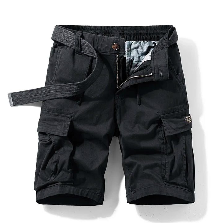 Bequeme Herren Sommer-Shorts, Regular Fit. Strapazierfähige Cargo-Shorts für Outdoor und Alltag.