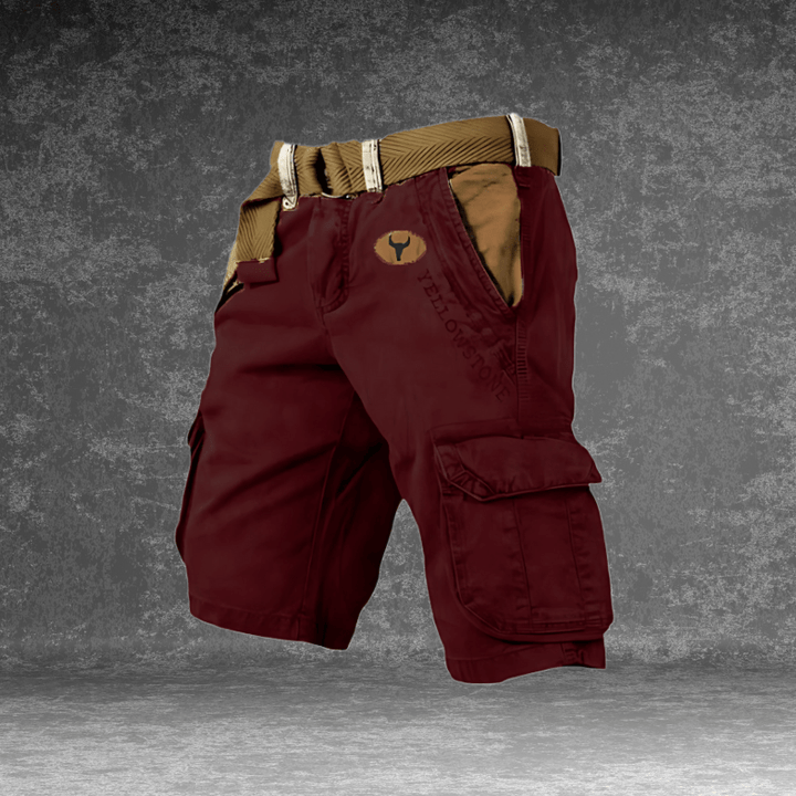 Stapel bunter Herren Cargo Shorts Regular Fit, praktische Kurze Hosen für den Sommer, Outdoor & Freizeit.