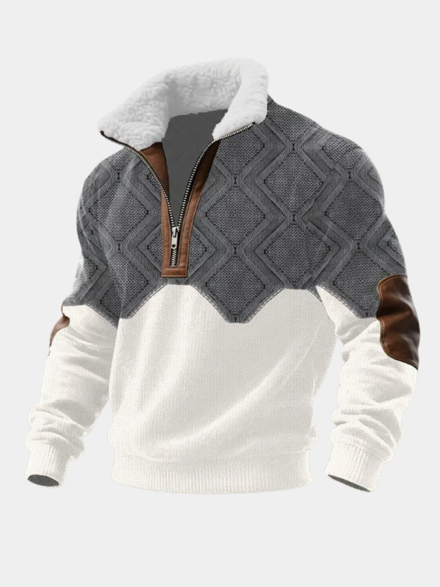 Herren Pullover Oskar, stilvoll & warm für Alltag & Freizeit.