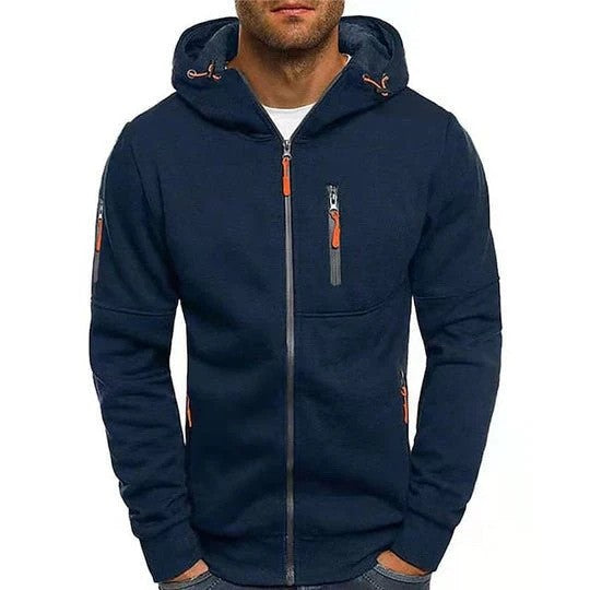 Herren Hoodie für Freizeit, Herbst & Winter. Lockerer Kapuzenpullover mit Kängurutasche für angenehmen Komfort.
