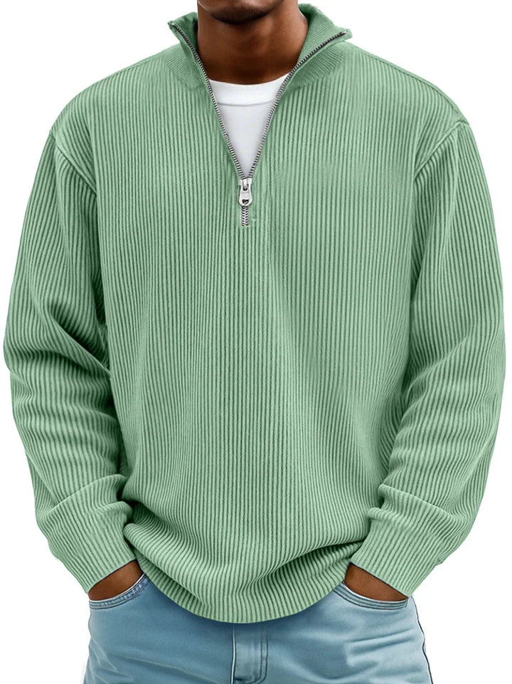 Komfortabler Herren Alltags-Pullover, langarm, für entspannten, schicken Stil.