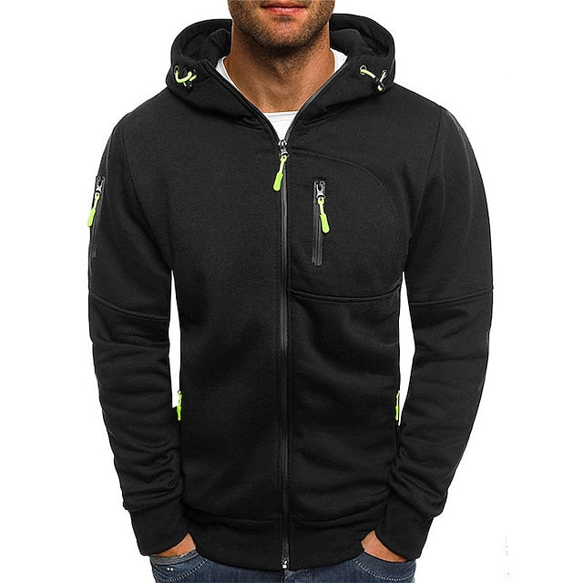 Detailaufnahme des weichen Stoffes vom Herren Hoodie Lukas, gemütlich & warm für kalte Tage.