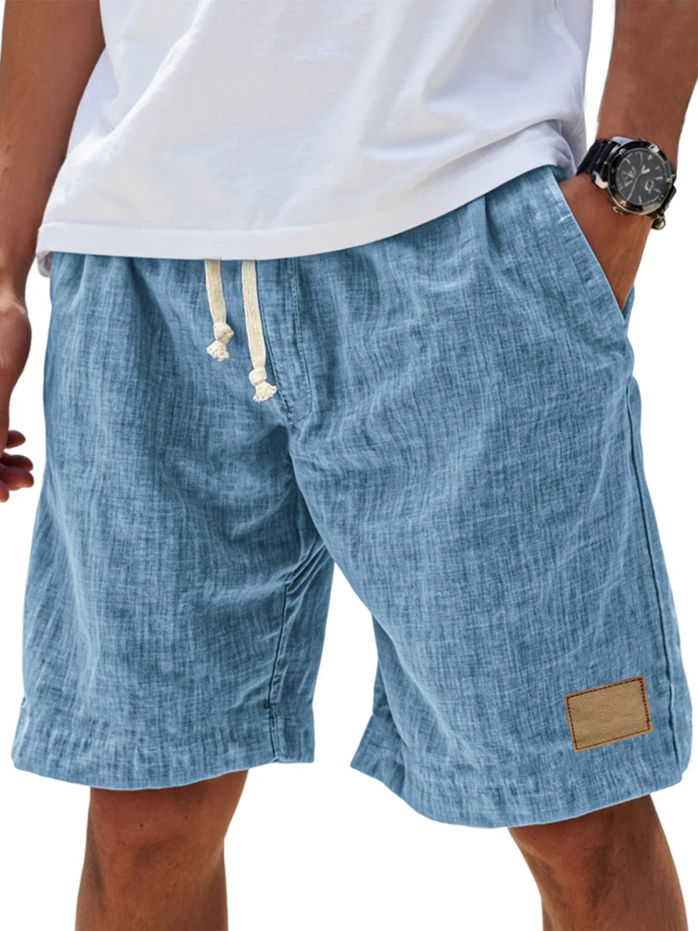Lässige Herren Relaxed Fit Shorts, atmungsaktiv, perfekt für Sommer und entspannte Tage.