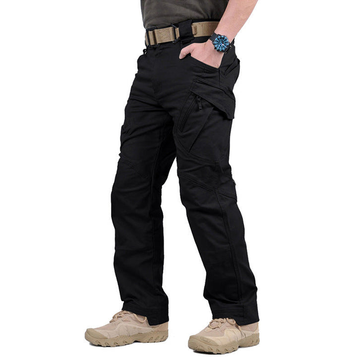 Herren wasserdichte Outdoorhose für Abenteuer. Ideal zum Wandern, Trekking und Sport. Robuste Regenhose.