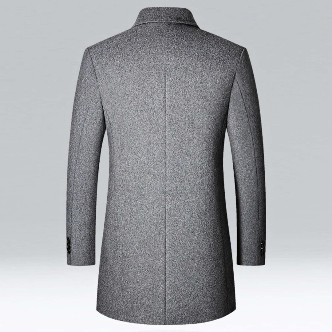 Moderner Herren Herbstmantel für den stilvollen Casual-Look. Bequeme, warme Männerjacke für Übergang und Winter.