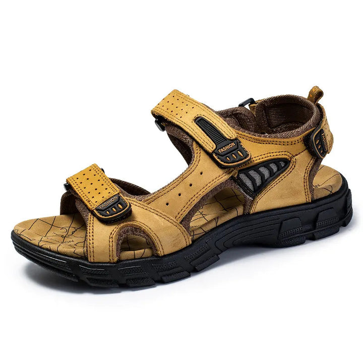 Stylische Herren Sommersandalen mit ergonomischem Fußbett für maximale Gelenkentlastung & Komfort den ganzen Tag.