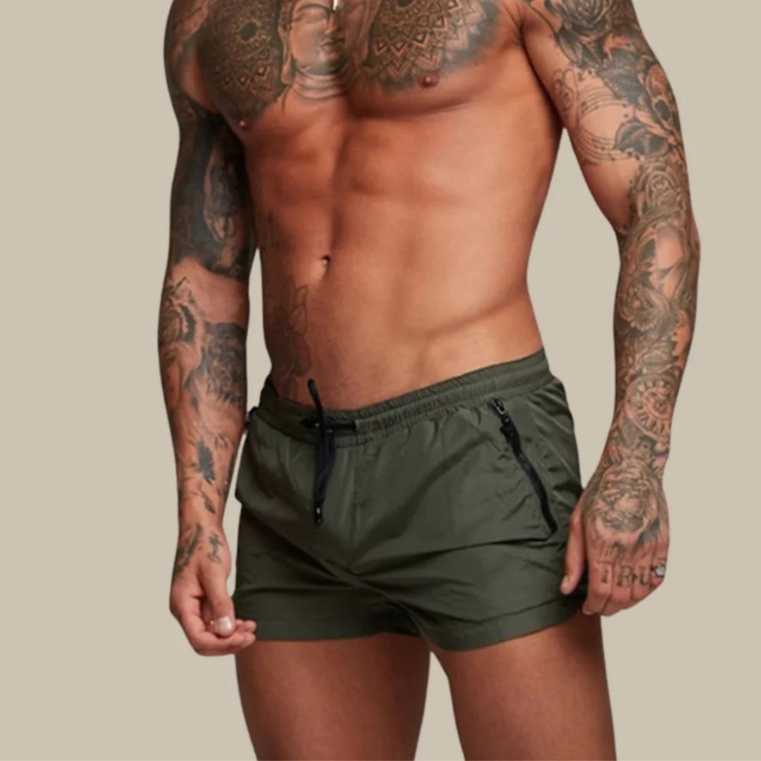 Vielseitige Herren Bademode: Schnelltrocknende Schwimmhose für Strand, Pool, Wassersport & Freizeit im Sommer.