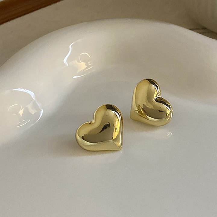 Stilvolle Herz-Ohrhänger in Silber oder Gold, mit Zirkonia verziert, ein Must-have für jede Dame.
