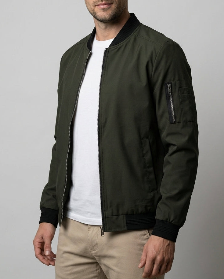 Elegante Herren Leichte Sommerjacke, ideal für Frühling & Sommer. Klassische, bequeme Oberbekleidung für Alltag & Freizeit.