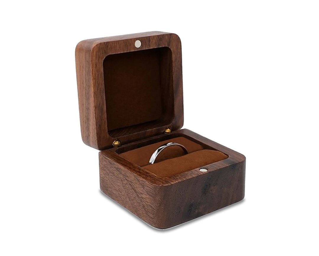Vielseitiges elegantes Holz Schmuckkästchen für Ringe, Ohrringe und kleinen Schmuck. Ideale Dekoration & Aufbewahrung.