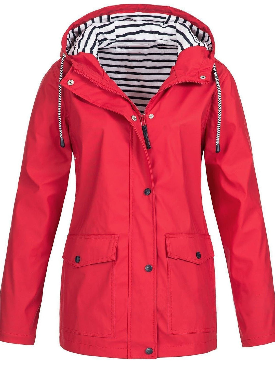 Langer, eleganter Damen Trenchcoat, winddicht und wasserdicht, mit Gürtel. Ideale Herbstjacke.