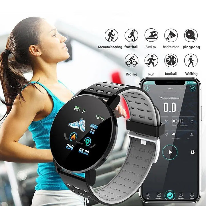 Moderne Kinder-Smartwatch mit farbigem Display, GPS, Telefon und Touchscreen; sichere Technik für Kids.