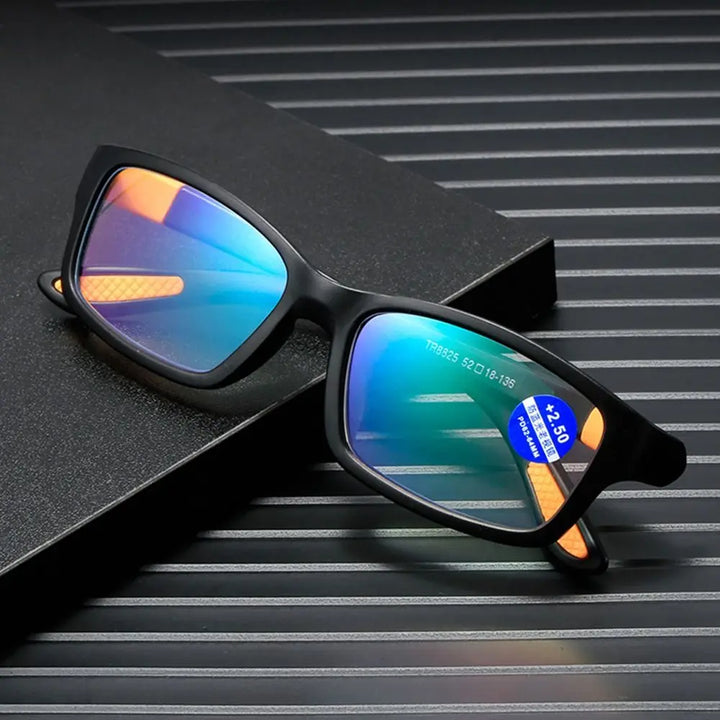 Moderne Unisex Lesebrille mit Blaulichtfilter. Stilvolle Dioptrienbrille, leicht & perfekt für den Sport.