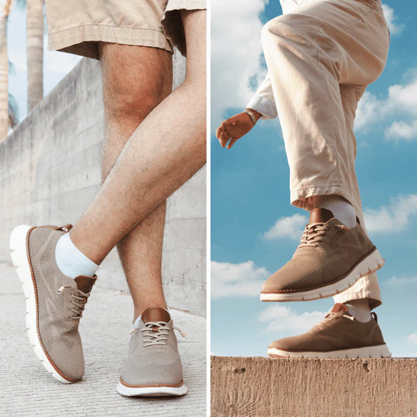 Herrenschuhe mit Hose: Elegante, atmungsaktive Herrenschuhe für Business & Freizeit. Komfortabel & stilvoll den ganzen Tag.