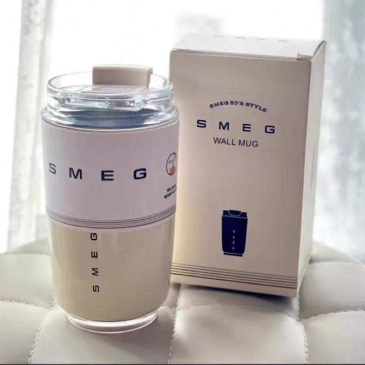 Nachhaltiger Mehrwegbecher aus Edelstahl, Isolierbecher für Kaffee/Tee unterwegs, umweltfreundlich.