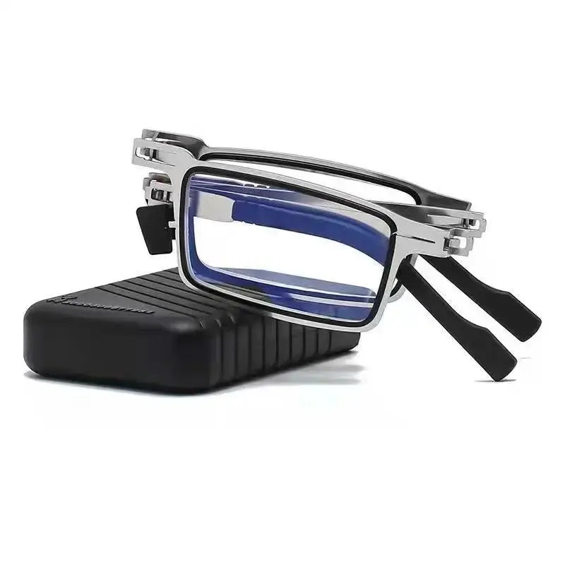 Robuste, faltbare Lesebrille für Unisex mit Blaulichtfilter; ideal für Sehschwäche und digitalen Schutz.