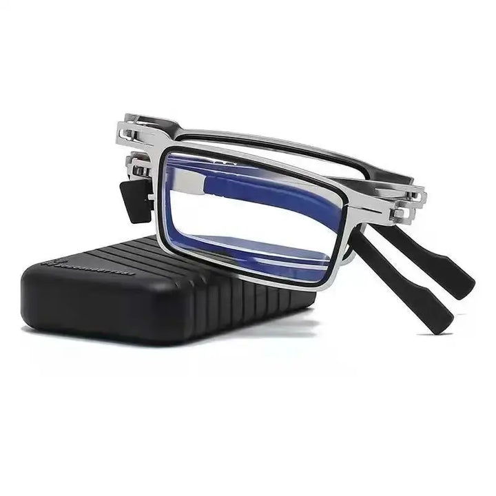 Robuste, faltbare Lesebrille für Unisex mit Blaulichtfilter; ideal für Sehschwäche und digitalen Schutz.
