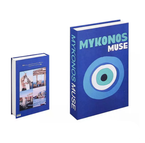 Stilvolle Buch-Deko für das Wohnzimmer, schafft eine gemütliche und moderne Atmosphäre.