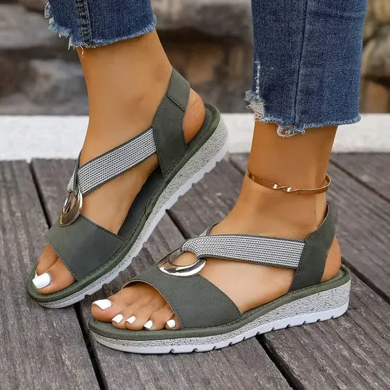 Damen Luna Küstensandalen elegante Sommeransicht