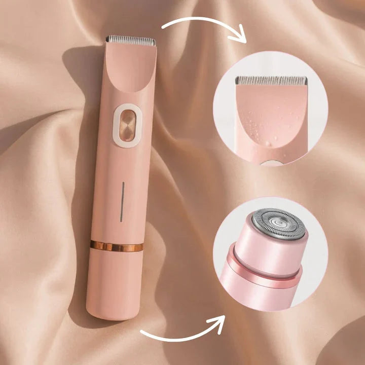 Wasserdichter Damenrasierer, perfekt für Nass- & Trockenrasur bei sensibler Haut.