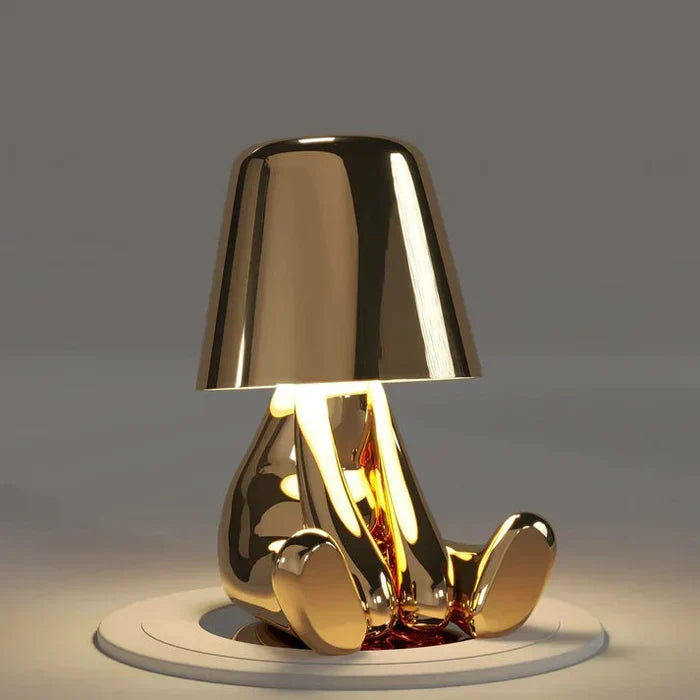 Moderne Design Lampe, LED, dimmbar, dekorativ, Akku, für stimmungsvolles Licht.