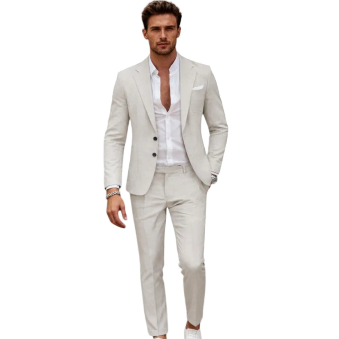 Formeller Herren Business Anzug im Slim-Fit, ideal für Meetings & seriöse Auftritte.