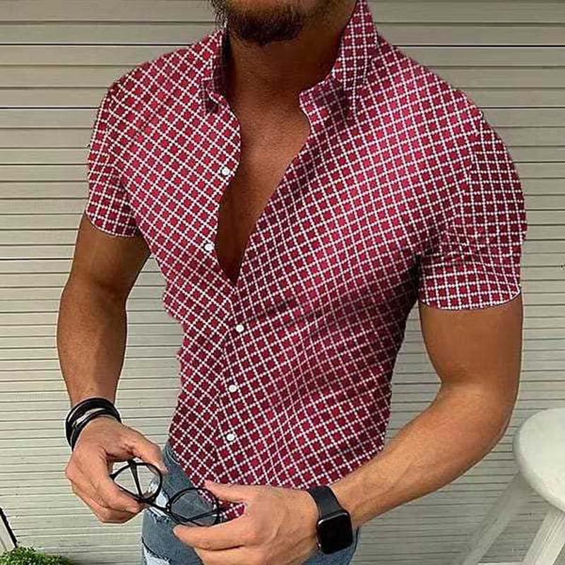Elegantes Herren Frühlingshemd für Smart-Casual Anlässe, atmungsaktiv und modisch. Ein Must-have für Herrenmode.