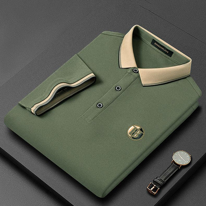 Oliver Herren Polo-Shirt, bestickt, kurzärmlig, stilvoll & bequem für Herrenmode, Freizeit und Casual Business.