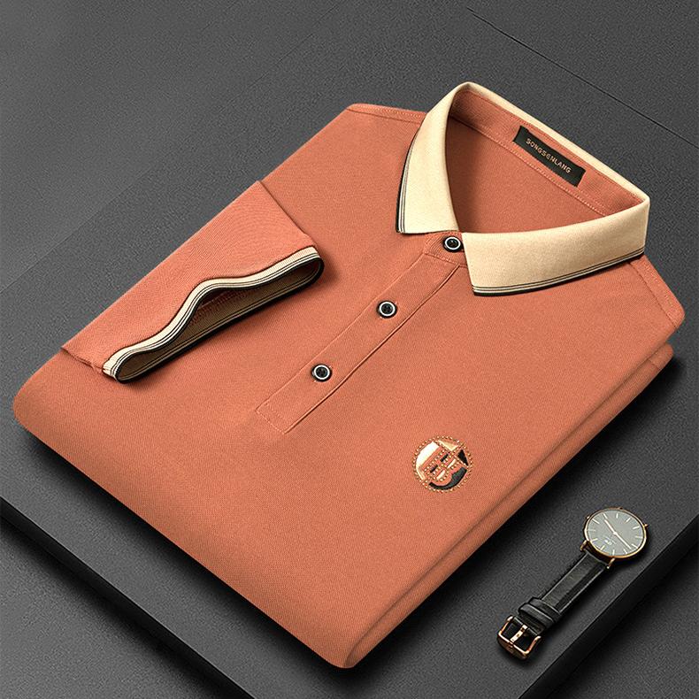 Stilvolles Herren Polo-Shirt "Oliver" mit hochwertiger Stickerei, bequem für Sommer & elegante Herren-Freizeitmode.