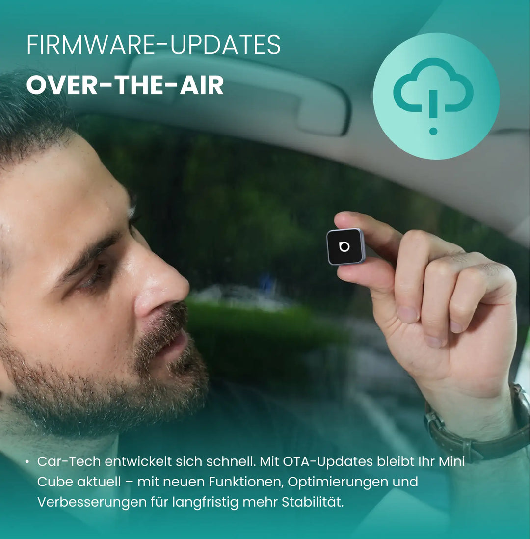 Premium kabelloser Adapter für CarPlay & Android Auto; drahtlose Freiheit im Auto genießen.