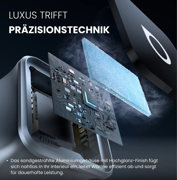 Auto-Konnektivitätsadapter für kabelloses CarPlay & Android Auto; einfache Installation im PKW.