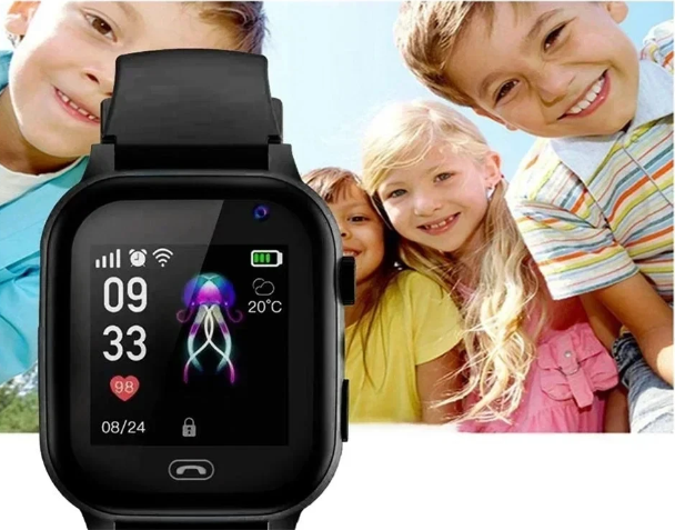 4G GPS Kinder Smartwatch KidSafe Pro mit präziser Standortverfolgung. Sicherheitsuhr für Eltern und Kinder.